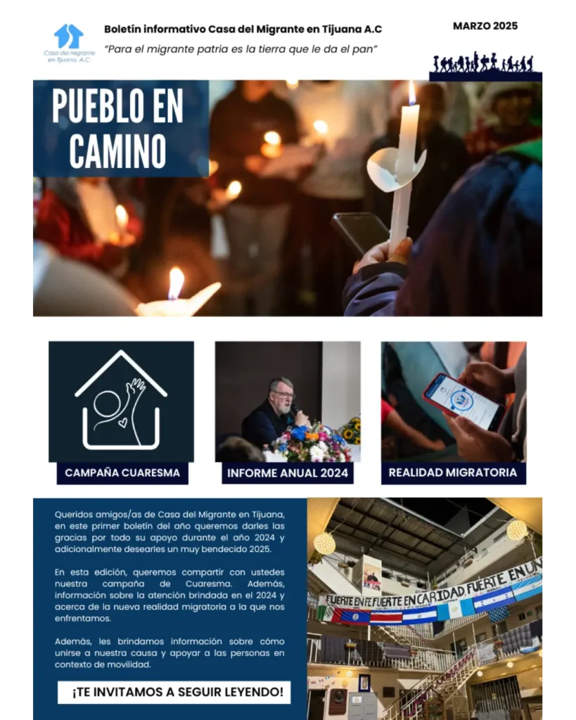 portada de publicación pueblo en camino edición junio 2025
